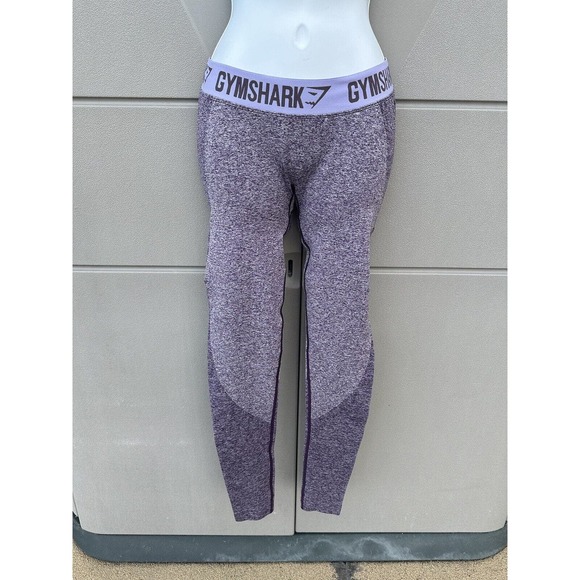 Gymshark Pants - Gymshark Purple Marl Low Rise Flex Leggings, Sz Medium